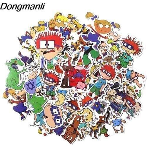 PC52 40pcs/set Anime Scrapbooking Stickers Decal For for Guitar Laptop Luggage Car Fridge Graffiti Sticker