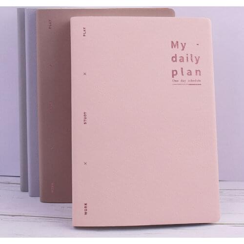 Pure color notebook simple diary business office meeting record stationery male and female students general notepad