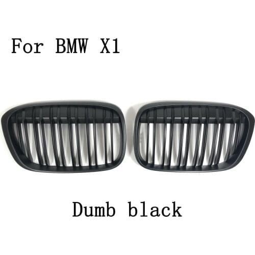Applicable To BMW X1 China Grid Car Grid Modification F48 Dual-line Grid Bright Black Matte Black Three Colors for Bmw Bumper