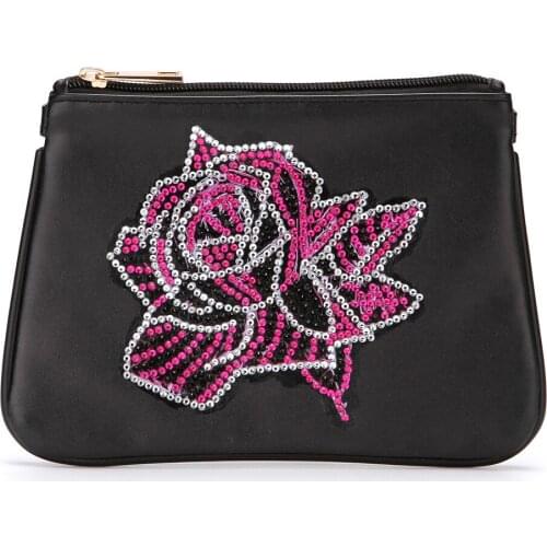 Handbag DIY Special Shape Diamond Painting Wristlet Wallet Women Clutch Makeup Organizer Storage Bag Embroidery Girldfriend Gift