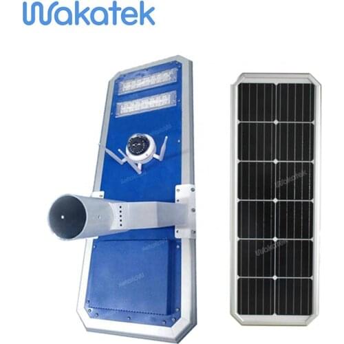 WAKATEK Solar CCTV Camera Solar Led Light with 12/24v Circuit Integrated Solar Street Light IP65 Motion Sensor Road 180 30 Hours