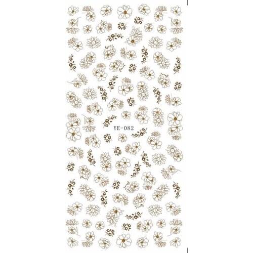 WATER TRANSFER DECAL NAIL STICKER FLOWER FLAMERAY GERBERA EVENING PRIMROSE YE82-84