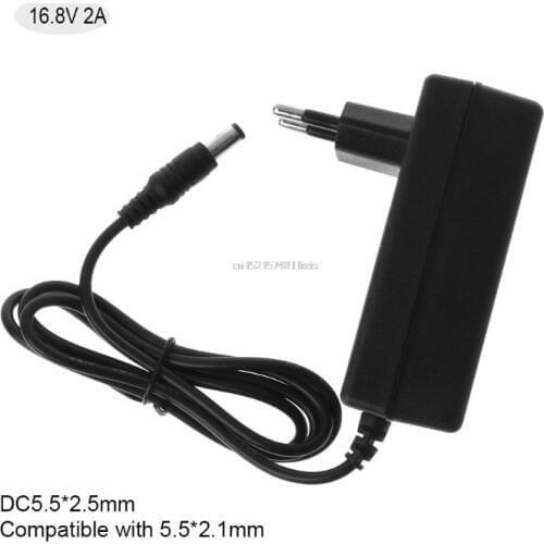 Battery Charger 16.8V DC 2A Intelligent Lithium Power Adapter EU US Plug