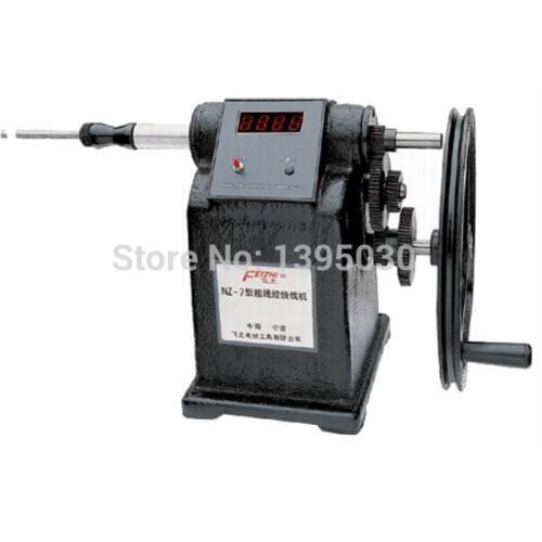 1pc New Manual Hand Coil Counting Winding Winder Machine for Thick Wire 2.5mm NZ-7