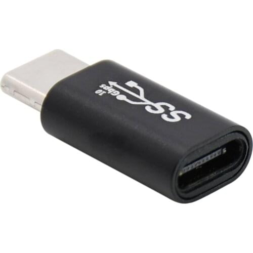 100pcs/lot USB3.1 Type-c adapter USB C male to USB C female extension adapter