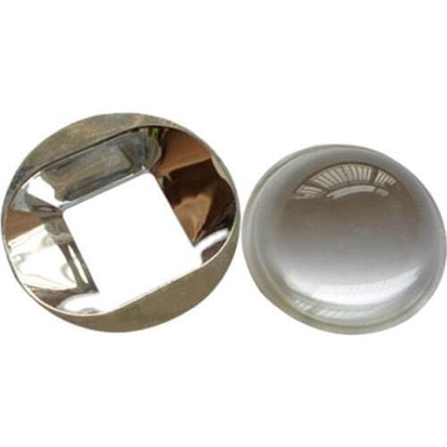 10X High quality convex Glass optical LED lens + Reflector collimator for integrated LED 30W/50W/70W/80W/90W/100W free shipping