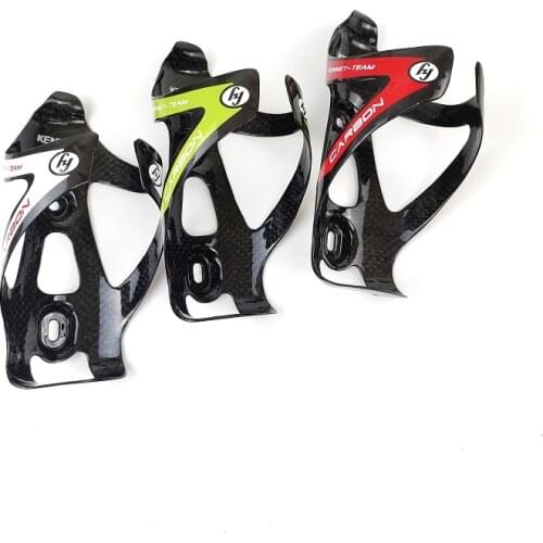 2pcs Carbon Fiber Bicycle Kettle Rack 3K Has 25 Grams of Bright Water Cup Rack