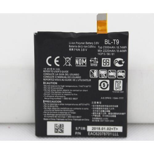 20pcs/lot BL-T9 BLT9 Rechargeable Battery For LG Google Nexus 5 D820 D821