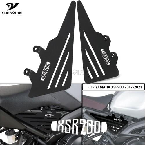 FOR YAMAHA XSR900 XSR 900 2017 2018 2019 2020 2021 Aluminum Motorcycle Side Panel Frame Guard Protector Cover Black Left Right