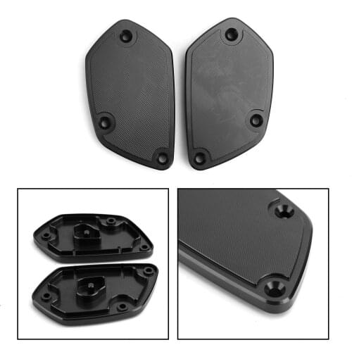Artudatech Pair Front Fluid Reservoir Cover Cap Black for BMW BMW R NineT Nine T R9T Accessories