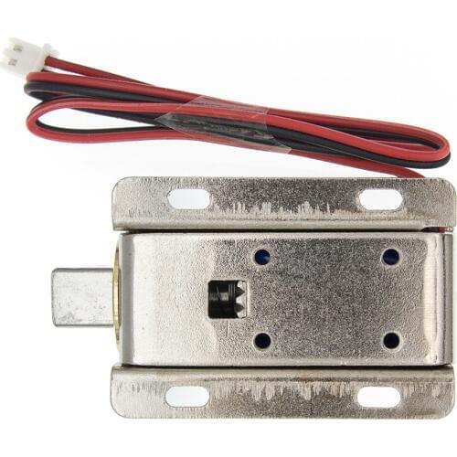 Electronic Lock Catch Door Gate 12V 0.8A Release Assembly Solenoid Access Control