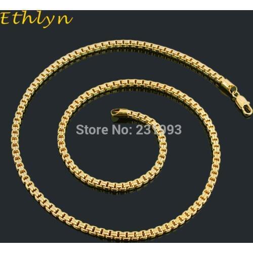 Ethlyn new arrival trendy medusa design jewelry Gold Color men chain jewelry necklace chain