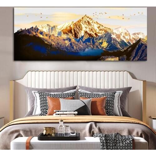 Mountains scenery large 5d diy diamond paintings full square round drill diamond embroidery picture mosaic kit decorationZP-3641