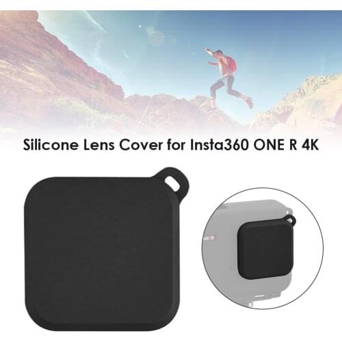 Lens Cap Dust Covers Silicone Lightweight Portable Quick Release for Insta360 One R 4K Wide Angle Mod Accessories