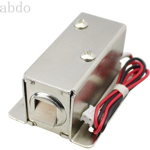 Power off unlock DC12V 0.4A small electric lock Mini electromagnetic lock electric lock door solenoid electronic lock