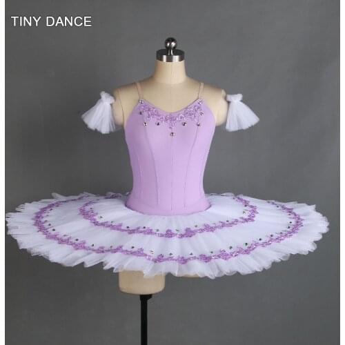 GDC Lilac Professional Tutu Girls Classical Ballet Dance Tutu Solo Dance Pancake Tutus Ballerina Dresses Women Dancewewar BLL409