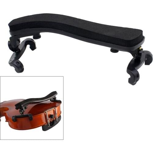 Adjustable Universal Type Violin Shoulder Rest Plastic EVA Padded for 3/4 & 4/4 Fiddle Violin