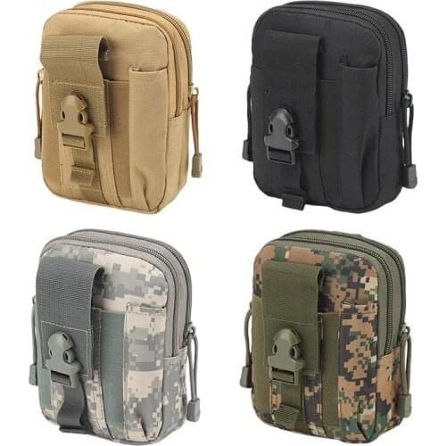 Tactical Pouch Molle Hunting Bags Belt Waist Bag Military Pack Outdoor Sports Running Pouches Phone Case Outdoor BagsPocket