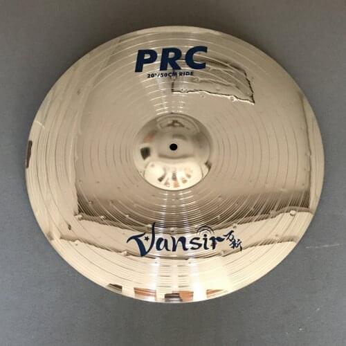 VANSIRCYMBAL 6 inch splash+ 8 inch splash+14hihat+16crash+17crash+20ride Alloy Cymbals Silver