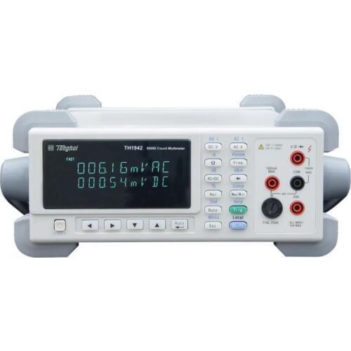 TH1942 High-accuracy High-speed 25 Readings/Second DCV 0.02% Resistance ohm 0.1% Digital True RMS Bench Multimeter 50000 Counts