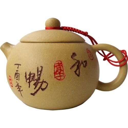 Yixing teapot 250ml handmade xishi Zisha Tea pots Chinese purple clay Duan mud kungfu ceramics teaware kettle Soak puer Tea set