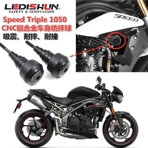Motorcycle CNC Falling Protection Crash Protector Frame Slider for TRIUMPH SPEED TRIPLE 1050/1050 R RS S SPEED TRIPLE RS