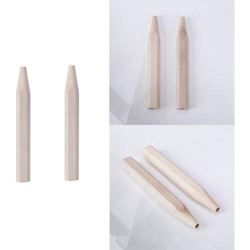 2Pcs Badminton Racket Handle Grip Wooden Badminton Handle Repair of Badminton Racket