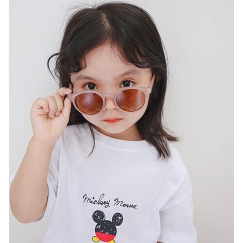 2020 Fashion Classic Round Children Sun Glasses Brand Designer Boy Girl Colorful Retro Sunglasses Kids Pink Goggle De Sol UV400