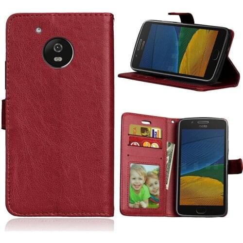 30pcs/lot Arrivels Wallet Leather PU Stand+TPU Cover Case For Moto G5/Moto G5 Plus/Moto M /G4 Play/G4 Plus / Moto X 2017