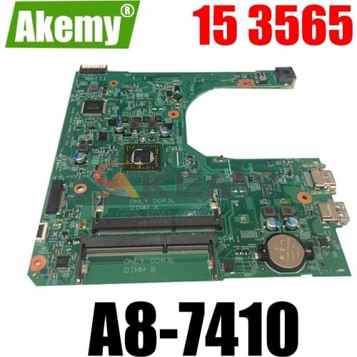 Akemy A8-7410 For Dell Inspiron 15 3565 Motherboard 15276-1 Y25DC VGAport Mainboard CN-0GW4F0 GW4F0 100%tested