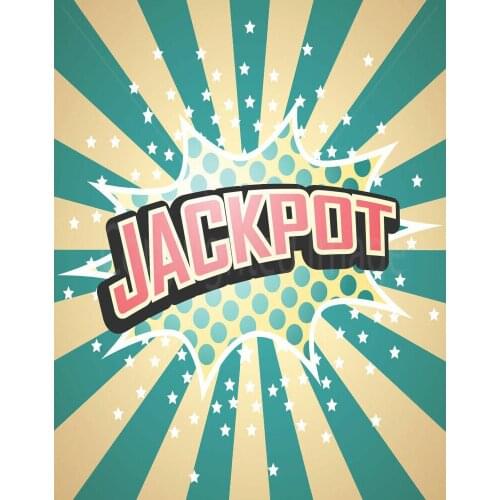JACKPOT CASINO LARGE METAL TIN SIGN POSTER WALL PLAQUE
