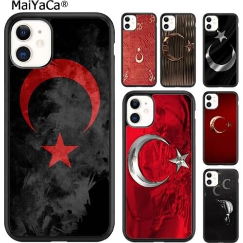 MaiYaCa Flag of Turkey Istanbul Antalya mustafa Kemal Ataturk Phone Case Cover For iPhone SE 6 6s 7 8 plus X XR XS 11 12 pro max
