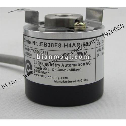 Elco ELCO EB38F8-H4AR-600 semi-hollow shaft rotary encoder cable outer diameter of 38mm 8mm600