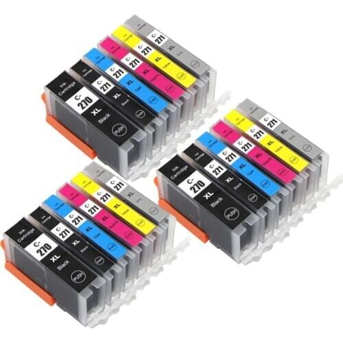 PGI270 CLI271 PGI-270BK CLI-271 compatible ink cartridge full ink for canon PIXMA MG7720 printer