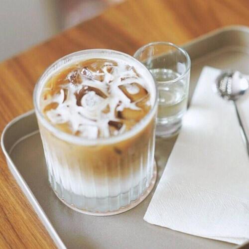 300ml Coffee Mug Bar Restaurant Single Layer Vertical Striped Glass Cup Juice Tea Clear Mug vasos de vidrio бокалы для вина