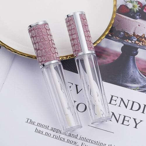 20/50/100pc 5ml Round Transparent Lipstick Lipgloss Packing Containers Lip Glaze Wand Tubes
