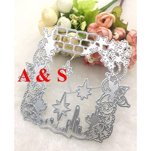 METAL CUTTING DIES Rectangle Star Gift Scrapbook card album Paper Craft Home Decor embossing stencil punch Q130