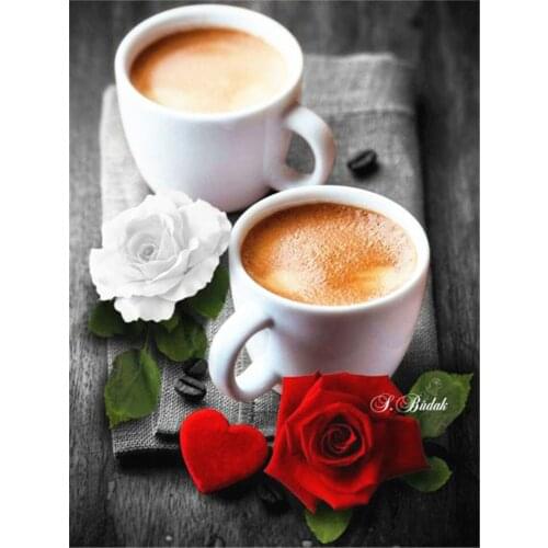 Rose Flower Printed Water-Soluble Canvas 11CT Cross-Stitch Embroidery Patterns DMC Threads Painting Handicraft Knitting Gift