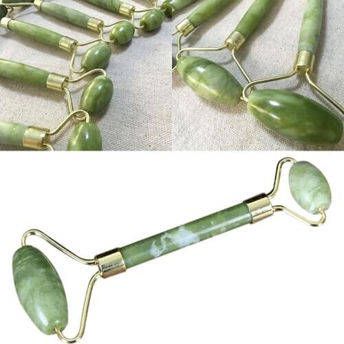 Jade Roller Set - Cosmetic Beauty Instrument Relieve Wrinkles Aging Dark Circles And Muscle Relaxin EY669