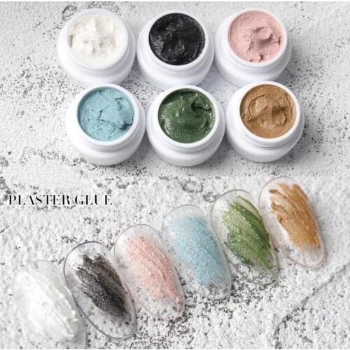 Newest Drawing Gel Nail Art Plaster Effect 3D Sand Texture No need Top Coat Gel Polish UV Nail Polish Lacquer Varnish