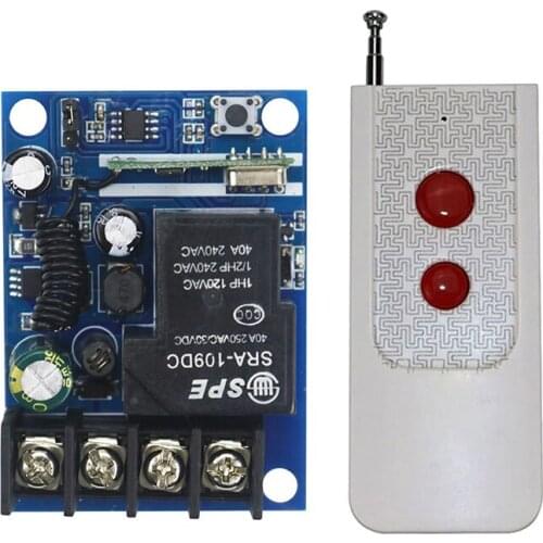 New DC12--48V 12V 24V 36V 48V 1CH 10A RF Wireless Remote Control Switch System teleswitch 1&( JRL- 27 )Transmitter + 1 @Receiver