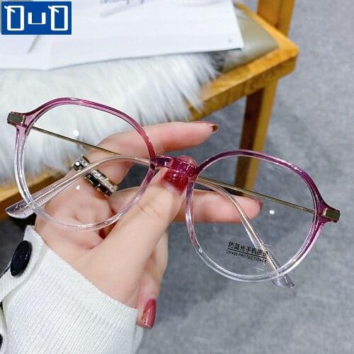 Qutzzmnd Transparent Anti Blue Rays Glasses Men Women Computer Gaming Glasses Goggle Radiation-resistant Eyewear Reading Glasses