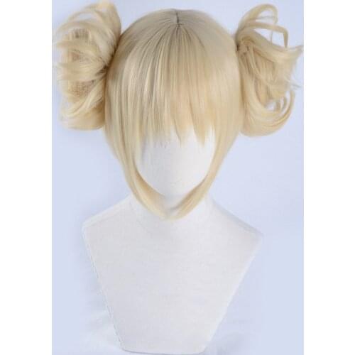High Quality Himiko Toga Wigs My Hero Academy Costume Play Wigs Halloween Heat Resistant Cosplay Costumes Wig + Wig Cap