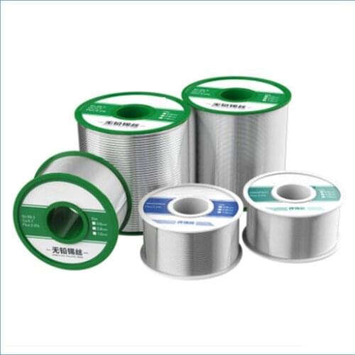 100G Lead Free Melt Rosin Core Solder Wire Desoldering Wires Tin 45% 63% 99.3% Flux 2.0% Melt BGA Repair Tools 0.8/1mm