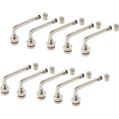 10pcs Tubeless Truck Tire Valve Stems For New Alcoa 22.5 & 24.5 Aluminum Wheels TR545D Car Tire Repair Tools Accessories