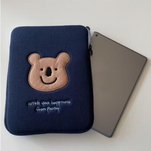 Designer Dog Bear Laptop Sleeve Bag 11 inch Notebook Sleeve Bag For Macbook Air Pro 9.7 Dell Asus HP Acer Laptop Case 2021