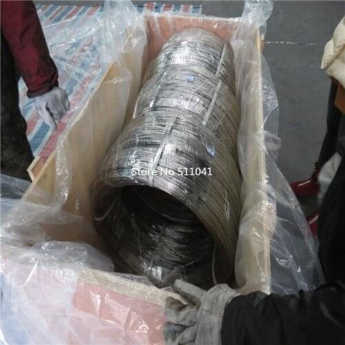 Grade 1 titanium wire diameter 5.0mm one lot 5 kg wholesale price