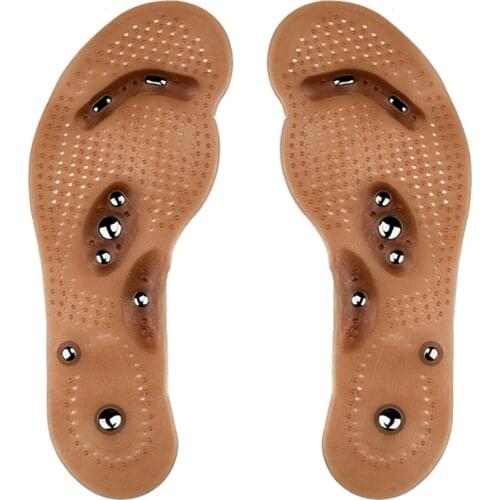 Slim Acupressure Slimming Insoles Pad Foot Massager Magnetic Massage Insole Foot Cushion NN