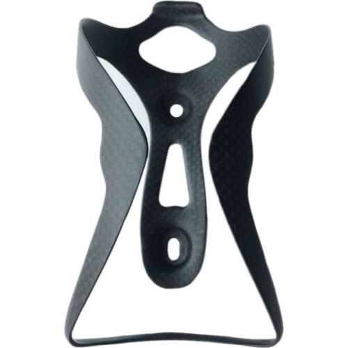 Bike Water Bottle Holder 3K Matte Carbon Lightweight Bicycle Bottle Cage Great for Road and Mountain Bikes