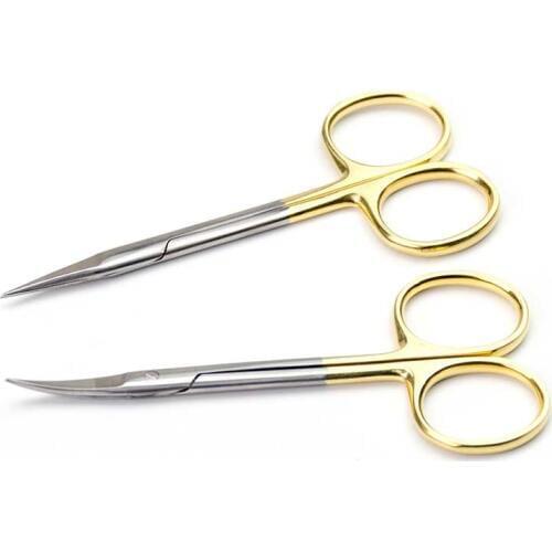 10CM Ordinary cheap medical surgical eye scissors beauty scissors cut tissue scissors